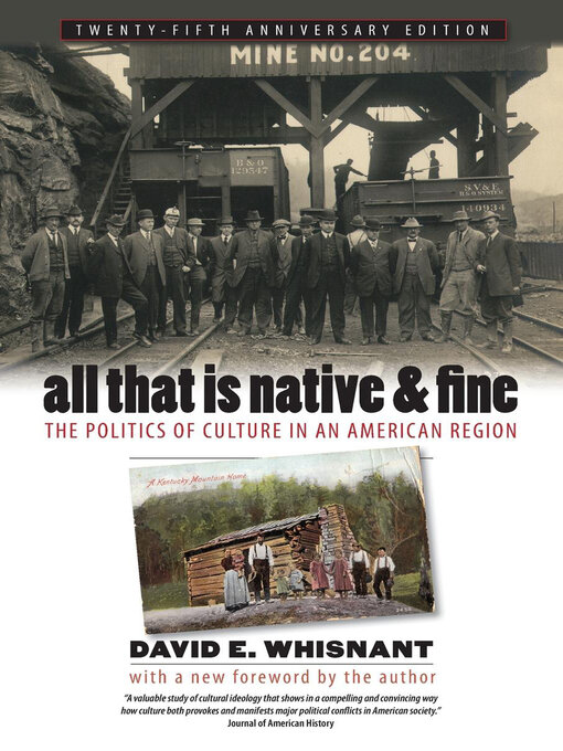 Cover image for All That Is Native and Fine
